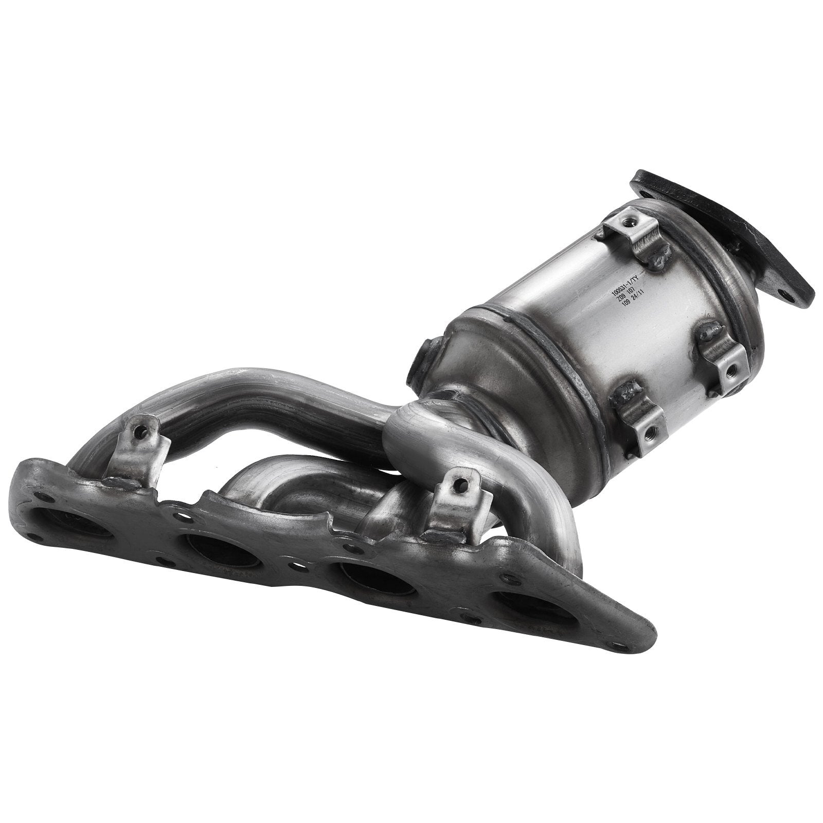 Catalytic Converter, Compatible with Kia Soul Rio/Hyundai Veloster Accent, 1.6L L4, Front, Replacement OE 674-891, 16680, Stainless Steel High Flow Converter, for Exhaust Gas Purification